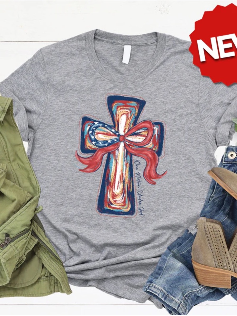 New cross bow tee S
